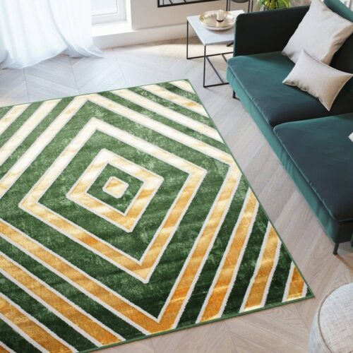 Zielona oaza elegancji – odkryj dywany z kolekcji Tulum