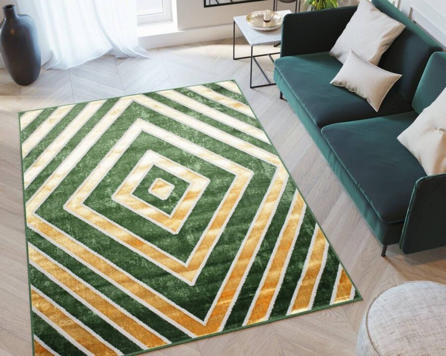 Zielona oaza elegancji – odkryj dywany z kolekcji Tulum