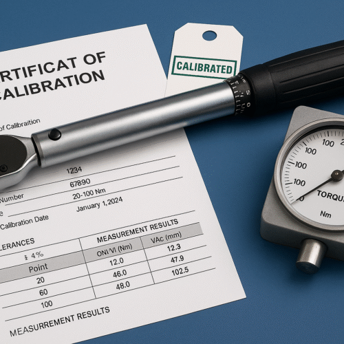 Kalibracja kluczy dynamometrycznych – częstotliwość, tolerancje, certyfikat