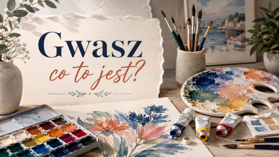 Gwasz – co to jest? Odkryj tajemnice tej techniki malarskiej