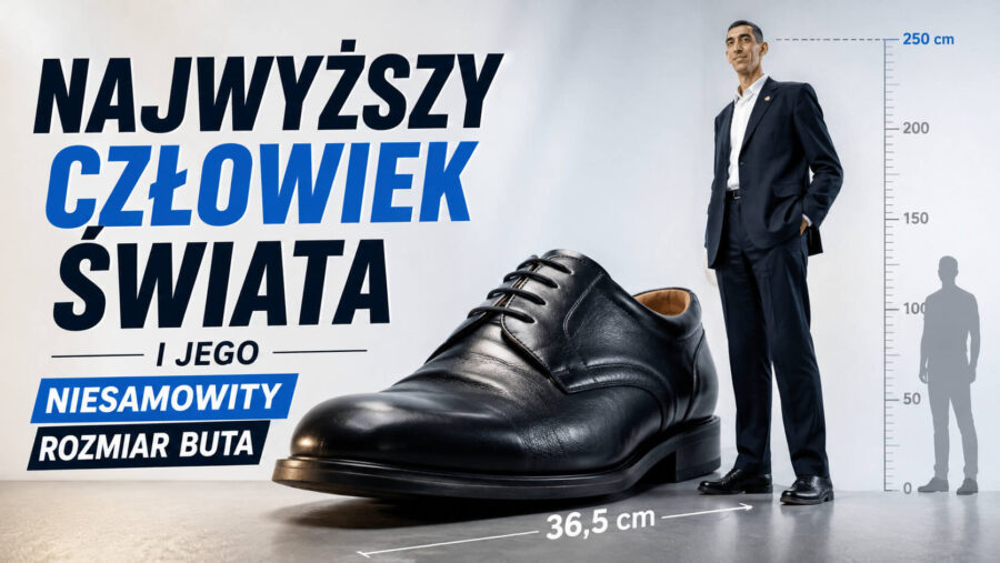 Najwyższy człowiek świata i jego niesamowity rozmiar buta